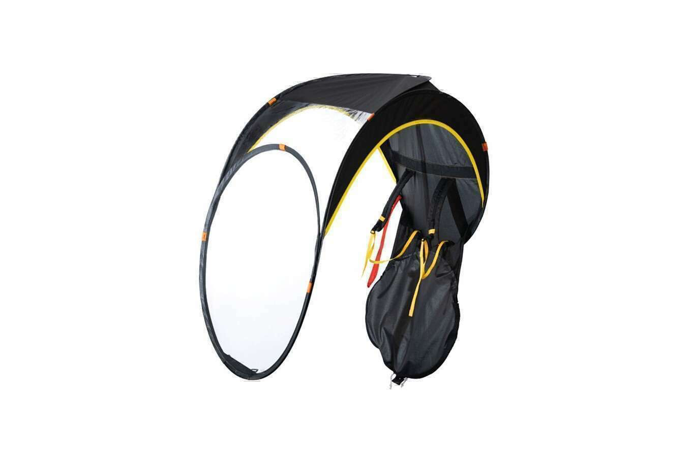 Abri bulle de protection contre la pluie Bub-up Black-Yellow