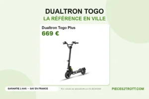 Image de l’article « Dualtron Togo : La nouvelle référence en mobilité urbaine » : photos de Dualtron Togo Plus, avec leurs prix