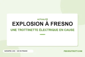 Visuel titre de l’article « Une trottinette électrique explose à Fresno »